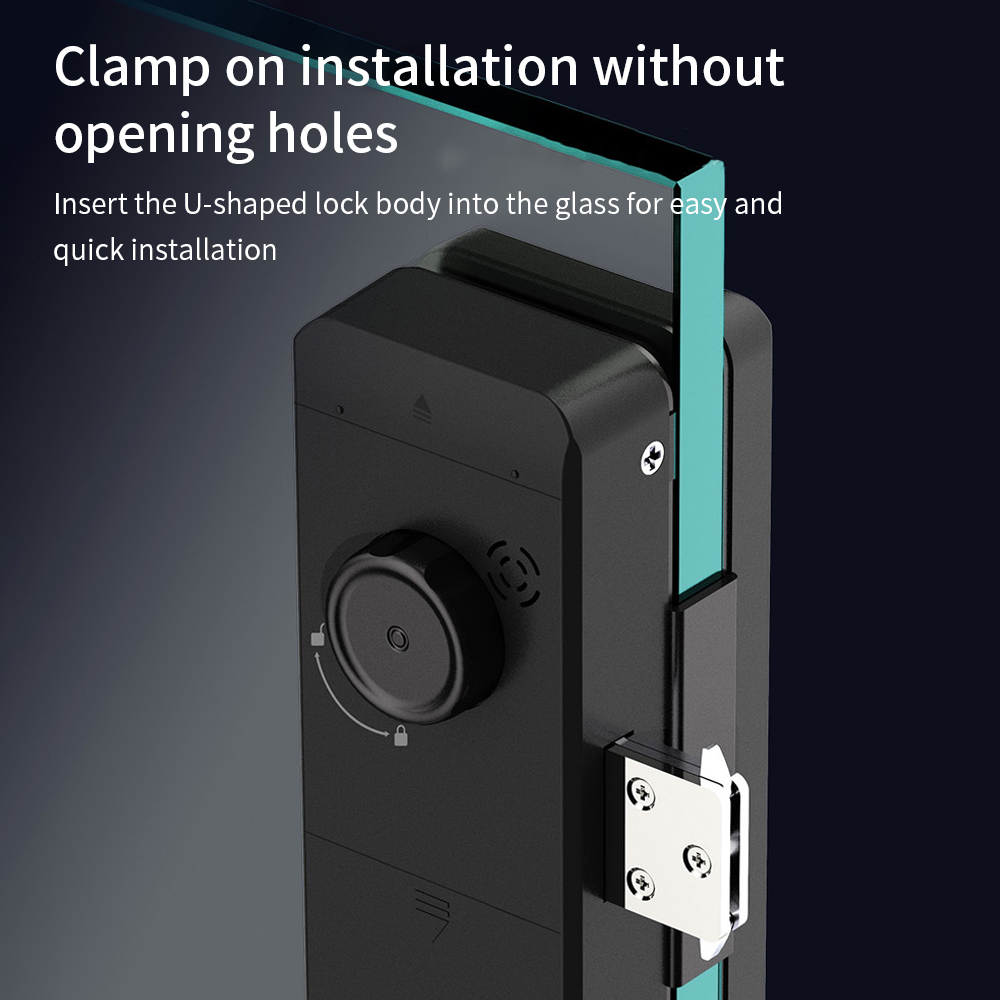 TTLOCK スマートガラスロック 指紋認証 13.56MH - Smart Door Lock Wifi のレビューと価格