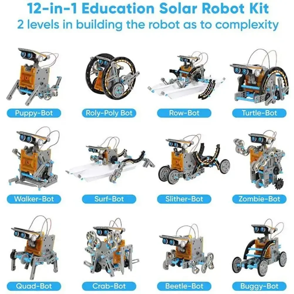 13 in 1 ソーラーロボット科学キット DIY ビルディ - Electronics Project Kit のレビューと価格