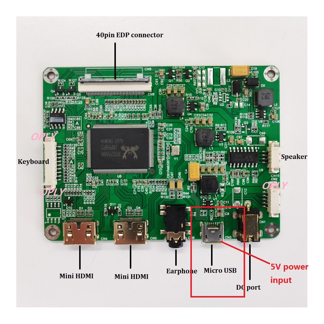 2 ミニ HDMI 互換マイクロ USB EDP コントロー - Microcontroller Kit のレビューと価格